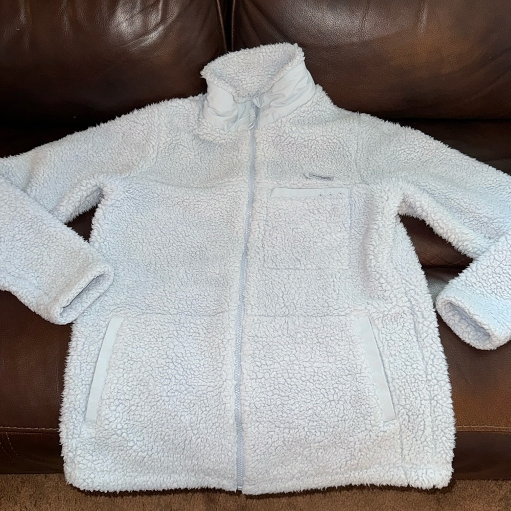 Columbia Fleece Jacket light‎ blue S Small